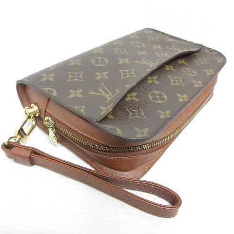 ルイヴィトン LOUIS VUITTON モノグラム オルセー M51790 セカンド バック クラッチ ストラップ付き