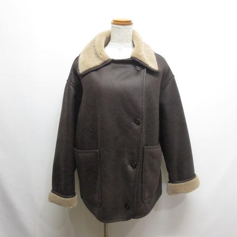 ZARA（ザラ） 未使用品 フェイクムートン ジャケット ブルゾン 裏ボア 