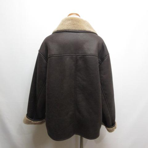 ZARA（ザラ） 未使用品 フェイクムートン ジャケット ブルゾン 裏ボア