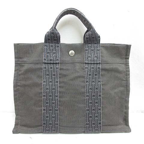 HERMES（エルメス） エールライン PM トート バッグ グレー ハンド 