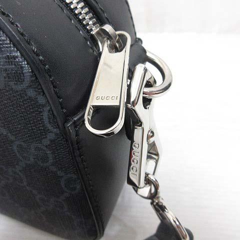GUCCI（グッチ） 美品 574886 GGスプリーム レザー ショルダー バッグ