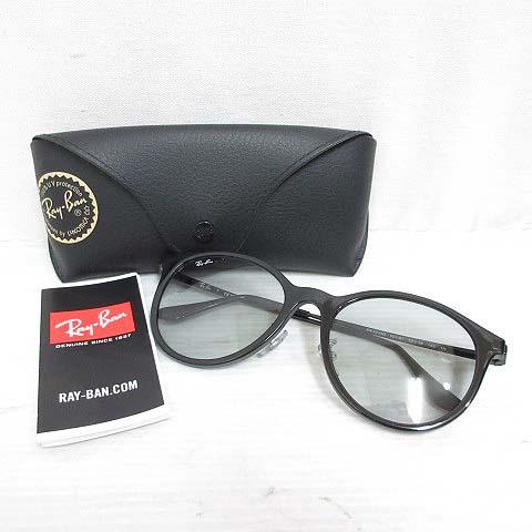 未使用品 レイバン RAY BAN RB4334D サングラス 601/87 ボストン 黒縁 