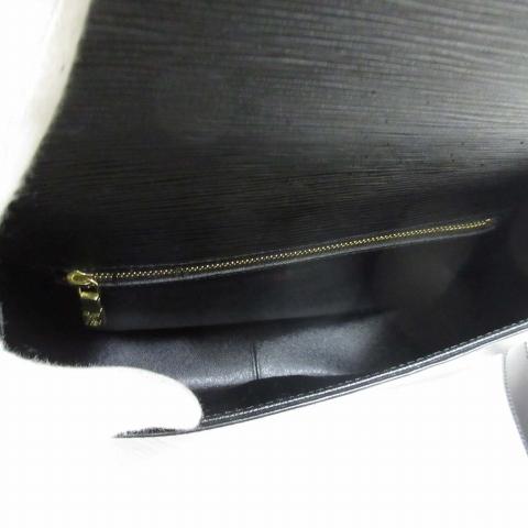 ルイヴィトン LOUIS VUITTON エピ サンクルー M52192 ショルダー バッグ ノワール 黒 斜め掛け レザー フラップ レディース