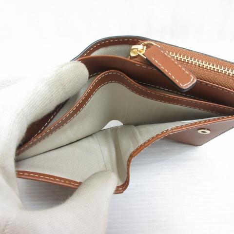 アニエスベー ボヤージュ Agnes b. VOYAGE 極美品 レザー 二つ折り