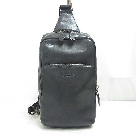 コーチ COACH ゴッサム パック ボディ バッグ CC108 レザー 黒 COACH（コーチ） ゴッサム パック ボディ バッグ CC108 レザー