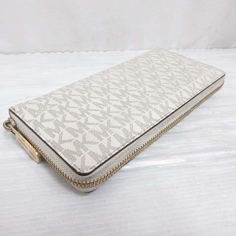 マイケルコース MICHAEL KORS ラウンドファスナー 長財布 PVC MKロゴ