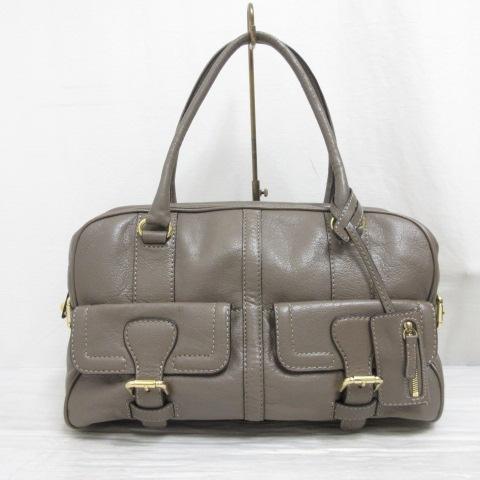 SAZABY（サザビー） 未使用品 レザー ミニボストン ハンド バッグ 