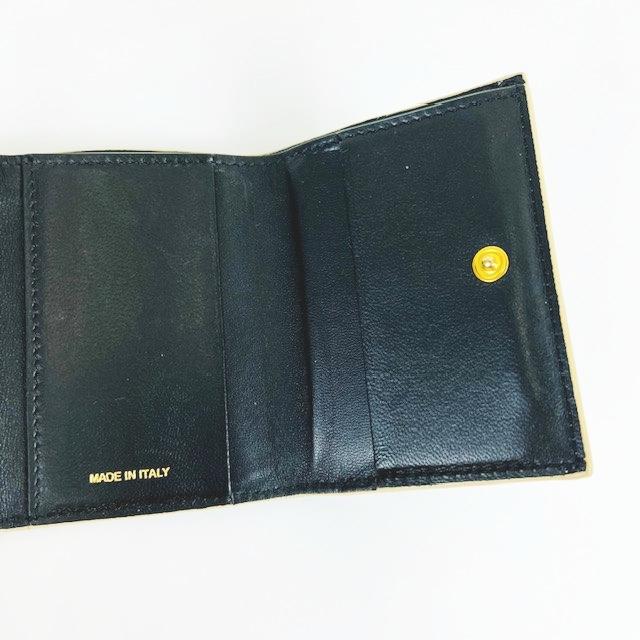 マルニ MARNI PFMOW02U09 LV520 レザー 三つ折り財布 ミニ財布 豆財布