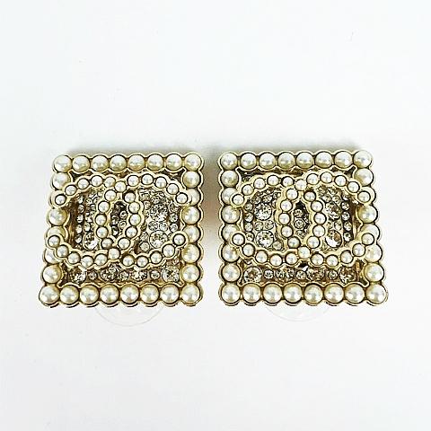 シャネル CHANEL ☆AA☆ ココマーク B21K パール スクエア