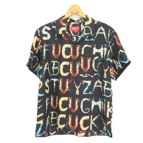 シュプリーム SUPREME ☆AA☆18SS Alphabet Silk Shirt アルファベット 