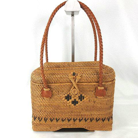 カゴバック　アタバッグ　Rosily 道具箱バッグLL (NAB512) Rosily(ロージリー) バリ島 アタかごバッグ