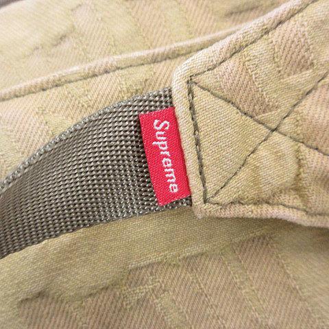 シュプリーム SUPREME ★AA☆ 22SS Fat Tip Jacquard Denim Waist Bag Olive ファット ティップ ジャカード デニム ウエスト バッグ  かば｜vectorpremium｜03