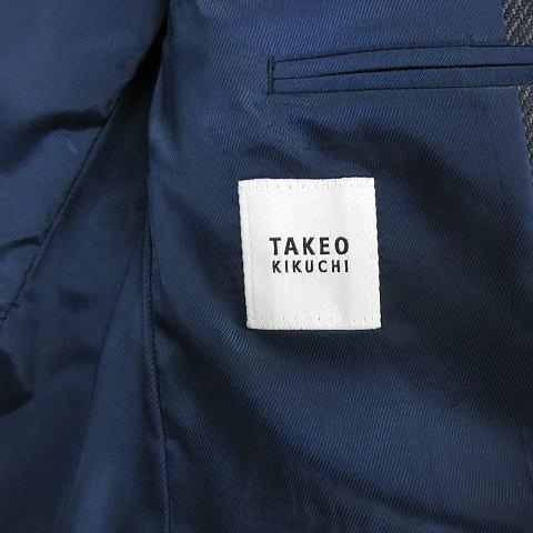 タケオキクチ TAKEO KIKUCHI 2B テーラードジャケット タック入り 