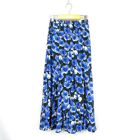 未使用品 マリハ MARIHA 夢見るマーメイドのスカート マキシスカート青  