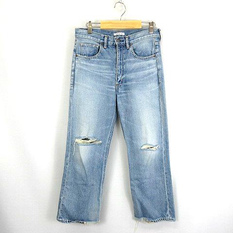 REMI RELIEFダメージ加工クロップデニム DEUXIEME CLASSE REMI RELIEFダメージ加工クロップデニム DEUXIEME CLASSE - メルカリ