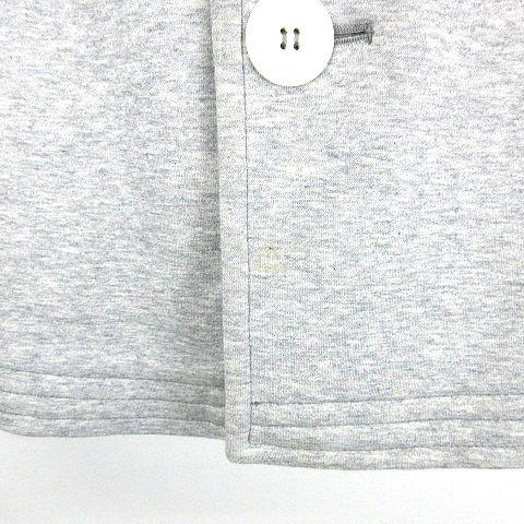 MONCLER EMILIEN スウェット Pコート 2 グレー ジャケット