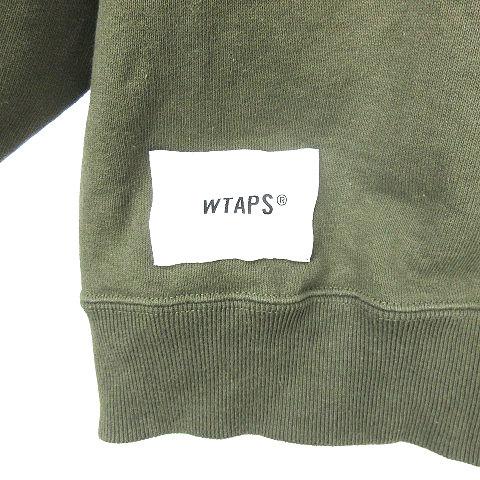 ダブルタップス WTAPS ★AA☆OBJ 01 SWEATER COTTON BEAK 232ATDT-CSM19 スウェット トレーナー オリーブ 03 メンズ｜vectorpremium｜04