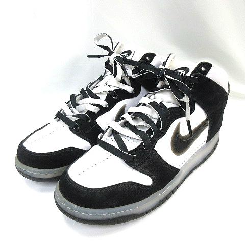 NIKE ナイキ SLAM JAM DUNK HIGH WHITE CLEAR BLACK DA1639-101 US8 
