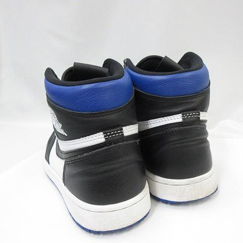 ナイキ NIKE Air Jordan 1 Retro High OG Royal Toe 555088-041 25.5cm US7.5 ジョーダン ブルー ブラック ホワイト靴スニーカー ☆AA★ メ｜vectorpremium｜04