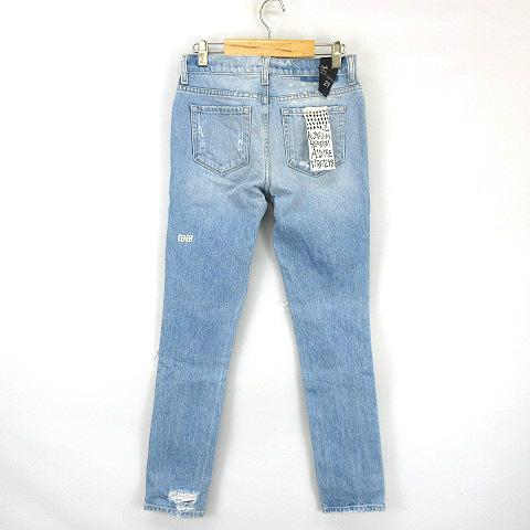 スビ Ksubi ダメージ クラッシュ デニム パンツ 24 インディゴ スビ Ksubi ダメージ クラッシュ デニム パンツ 24 インディゴ