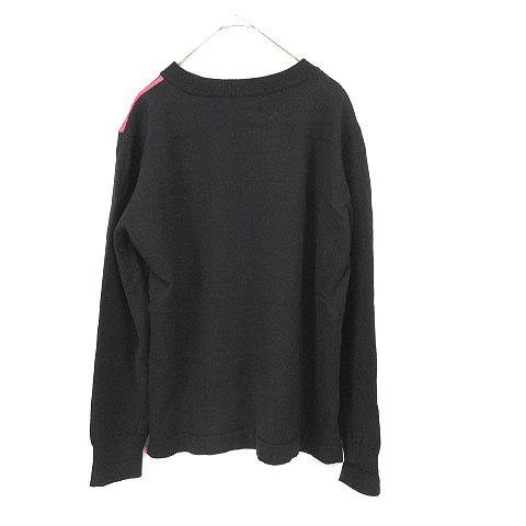 LEONARD レオナール シルク ウール 切り替え ニット セーター M