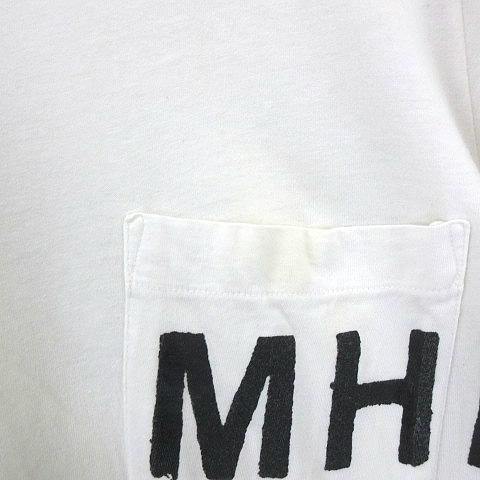 MARGARET HOWELL マーガレットハウエル MHL. ロゴ プリント ポケット T 