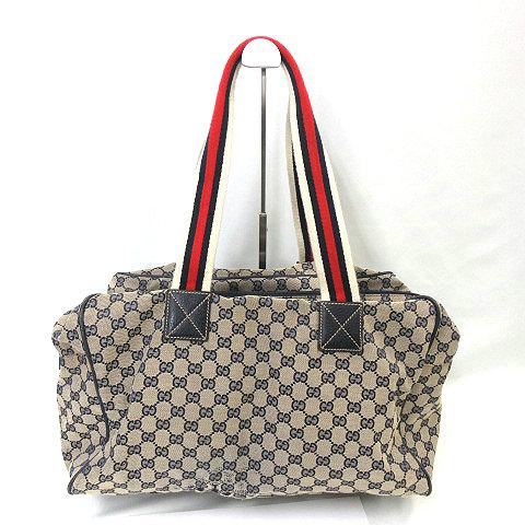 GUCCI グッチ GGキャンバス ボストンバッグ 手提げ バッグ GUCCI グッチ GGキャンバス ボストンバッグ 手提げ バッグ