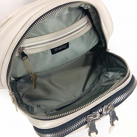 Ithelicy バッグ ithelicy 店舗 巾着 ショルダーバッグ レザー SLV