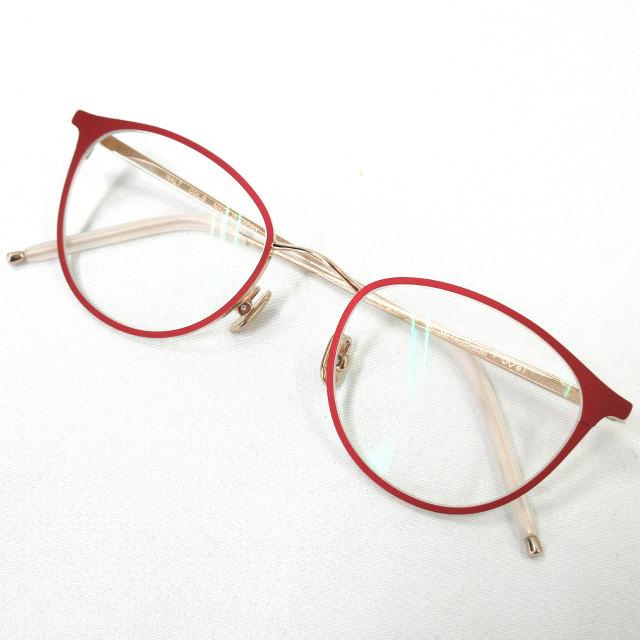 ミスタージェントルマン MR.GENTLEMAN WALT メガネ 眼鏡 度入り 赤  