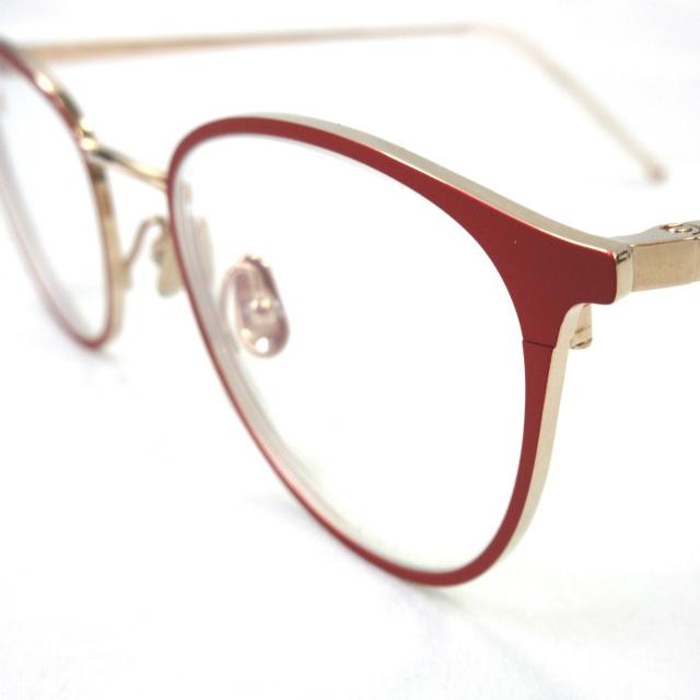 ミスタージェントルマン MR.GENTLEMAN WALT メガネ 眼鏡 度入り 赤  