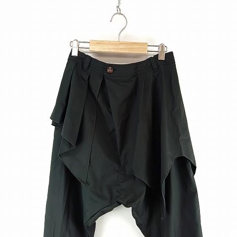 ALGONQUINS アルゴンキン　ショートパンツ　黒　ボーダー　個性的　美品 ALGONQUINS アルゴンキン ショートパンツ 黒 ボーダー 個性的 美