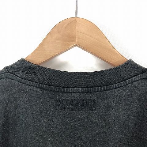 ヴェトモン ベトモン VETEMENTS クリスタル ロゴ 装飾 Tシャツ ヴェトモン ベトモン VETEMENTS クリスタル ロゴ 装飾 Tシャツ