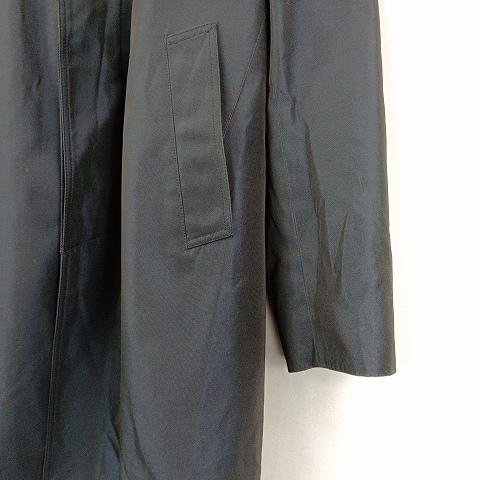 【中古】ラルディーニ LARDINI ステンカラー 中綿 コート 48 紺 ネイビー メンズ ラルディーニ LARDINI ステンカラー 中綿 コート 48 紺 ネイビー