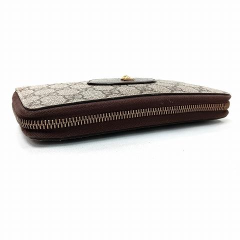 GUCCI グッチ タイガーヘッド GGスプリーム ラウンドファスナー