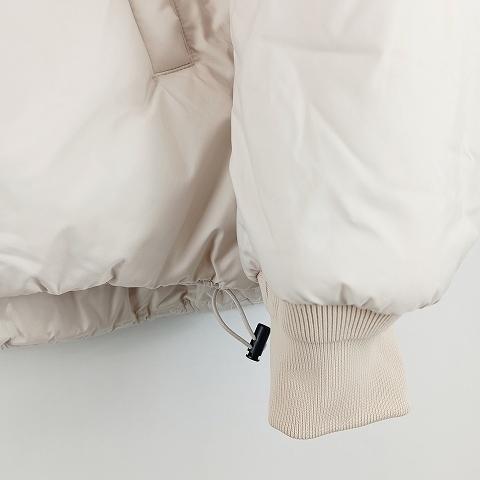 【中古】イエナ IENA 中綿 ギャザーパフブルゾン 38 ベージュ クリーム系 レディース イエナ IENA 中綿 ギャザーパフブルゾン 38 ベージュ クリーム系