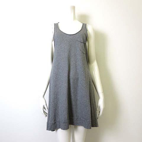 アッシュビス h bis ワンピース チュニック ドッキング レース 刺繍  