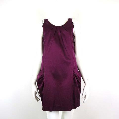 ヌードプラス Nudeplus ワンピース コクーンワンピース サテン  