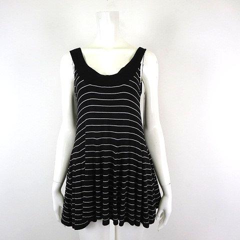 ミュベール muveil カットソー サマー ニット フレア ボーダー バック  