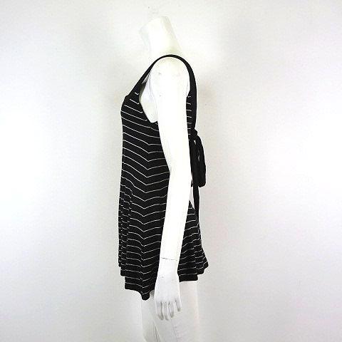 ミュベール muveil カットソー サマー ニット フレア ボーダー バック  