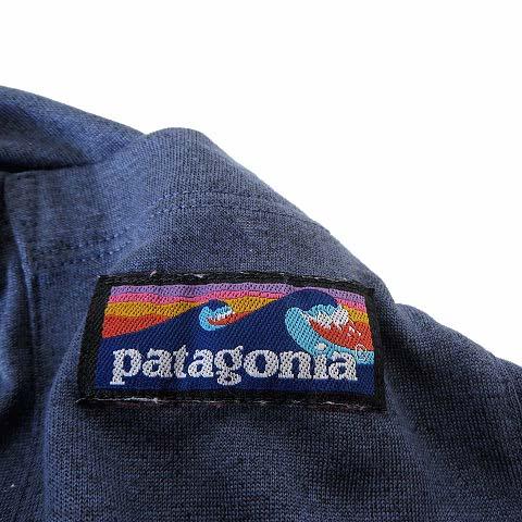 パタゴニア Patagonia 20SS Tシャツ カットソー ハイブリッド ポケット レスポンシビリティ 半袖 L ネイビーグレー 美品 国内正規品｜vectorpremium｜04