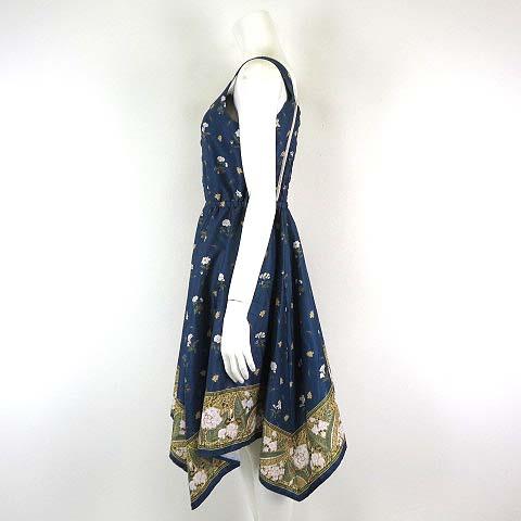 アクシーズファム ミュルーズ染織美術館 コラボ ワンピース イ  