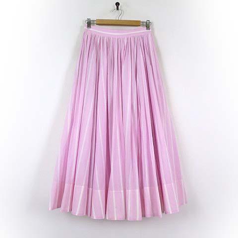 エブール ebure 2022 スカート マラケッシュストライプ ボリューム  