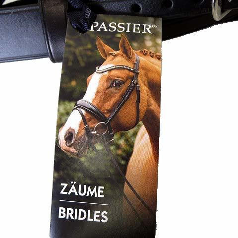 未使用品 PASSIER 頭絡 手綱 鼻革 セット フルサイズ 本革レザー 馬具 