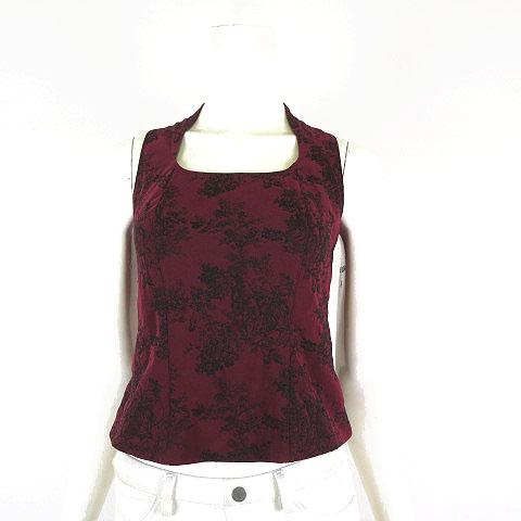 WACOAL DIA ワコールディア トップス カットソー 花柄 ノースリ―ブ M 