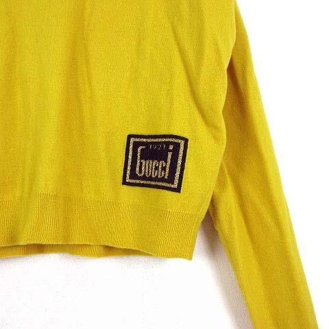 GUCCI イエローニットセーター Vネック