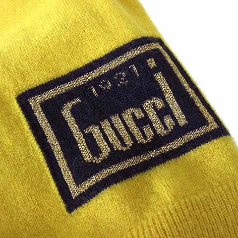 GUCCI イエローニットセーター Vネック