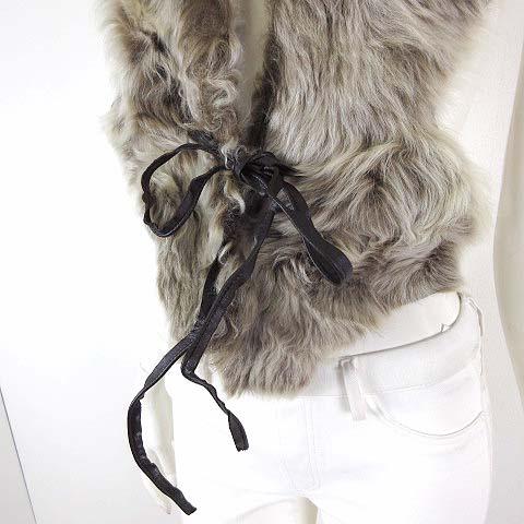 23区 未使用品 オンワード樫山 ティペット ジレ マフラー ラム 23区 未使用品 オンワード樫山 ティペット ジレ マフラー ラム