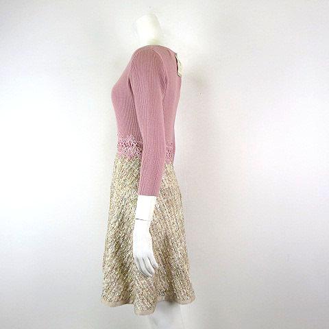 新品】Ele couture Fabulousファンシー ツイード ワンピース