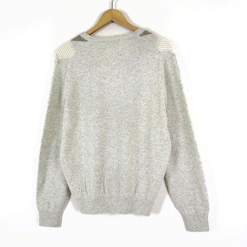 アラミス ARAMIS カシミヤ 100％ ニット セーター アーガイル柄 V 