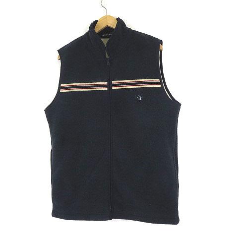 マンシングウェア MUNSINGWEAR ゴルフ ベスト フリース ロゴ 刺繍 配色